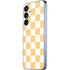 Yellow and White Checkerboard Galaxy A55 5G Skin